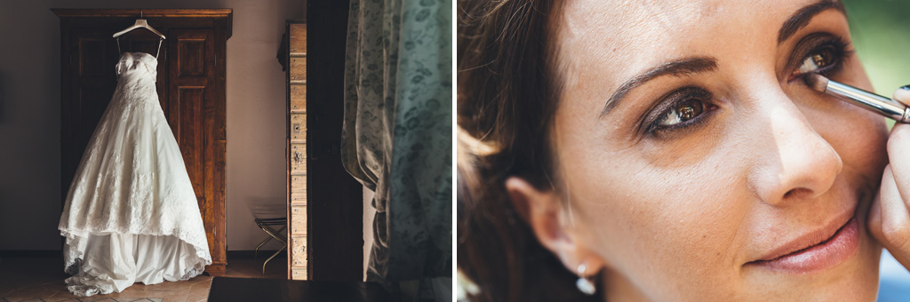 Fotografo Matrimonio Pavia Alcune fotografie riprendono le fasi della preparazione di Silvia