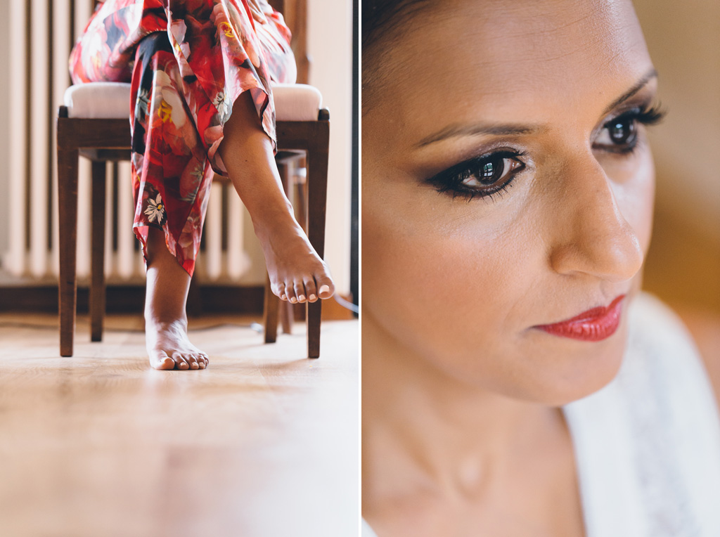 Fotografo Matrimonio Villa Erba Alcuni dettagli della sposa durante la preparazione