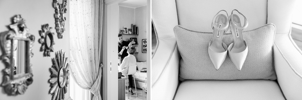 Fotografo Matrimonio Monza Un dettaglio delle scarpe della sposa