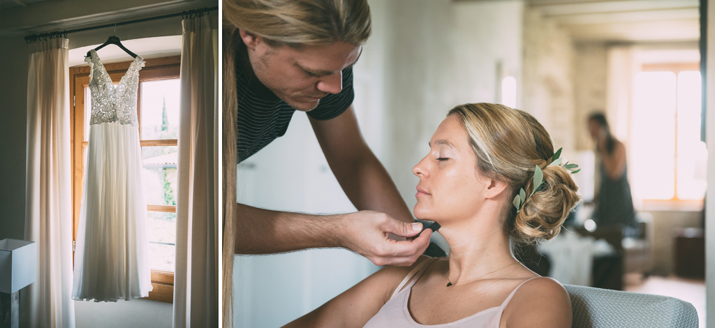Fotografo Matrimonio Lago di Garda La sposa chiude gli occhi durante il trucco del viso