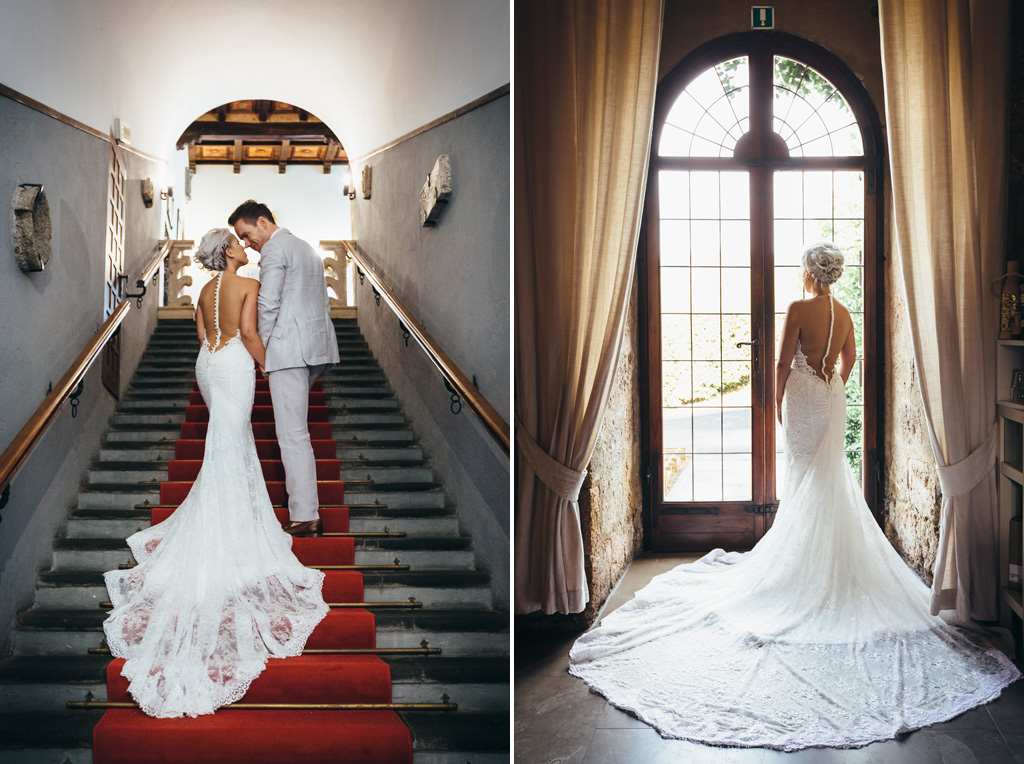 Fotografo Matrimonio Orvieto I due sposi posano