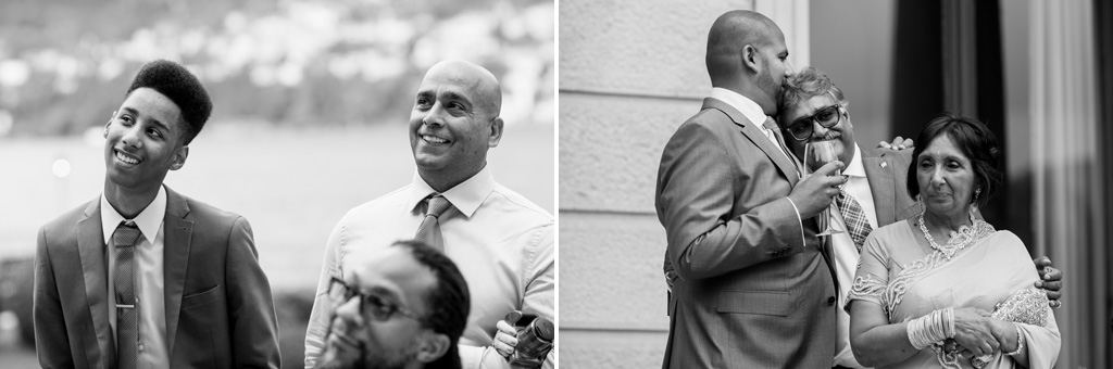 Fotografo Matrimonio Villa Erba Alcuni scatti di ospiti emozionati durante il ricevimento