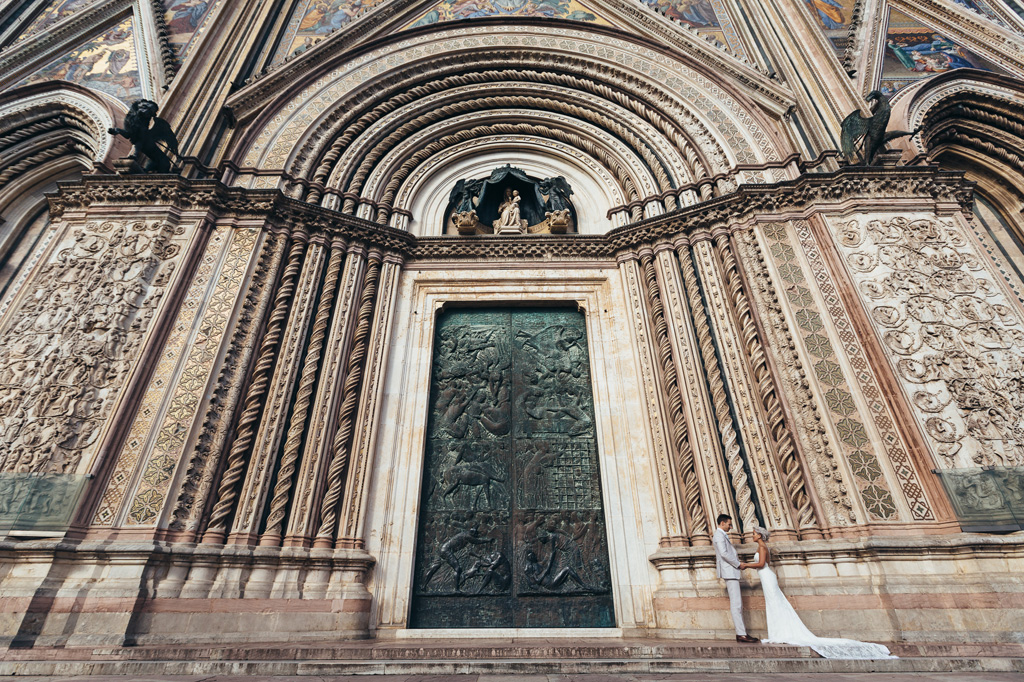 Fotografo Matrimonio Orvieto Una panoramica dell'Abbazia a Orvieto