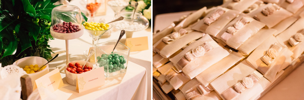 Fotografo Matrimonio Villa Del Cardinale Alcune inquadrature dei confetti del ricevimento