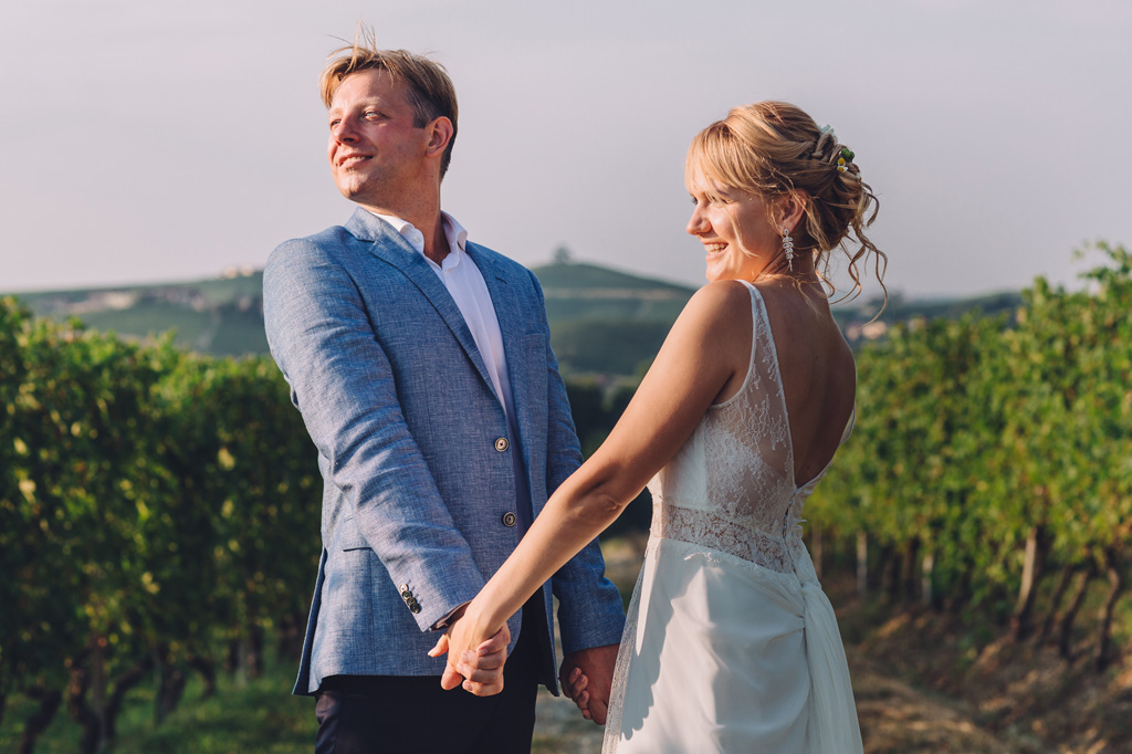 Fotografo Matrimonio Langhe I due sposi
