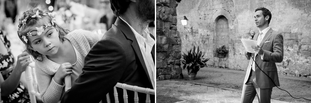 Fotografo Matrimonio Orvieto Lo sposo chiama l'attenzione degli invitati