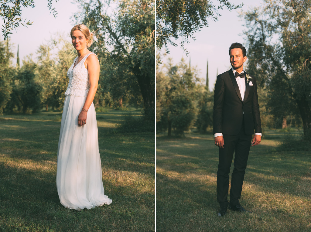 Fotografo Matrimonio Lago di Garda I due sposi sono ritratti dal fotografo Alessandro Della Savia