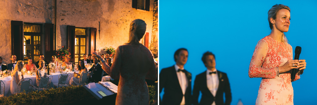 Fotografo Matrimonio Lago di Garda Una damigella si appresta a enunciare un discorso in favore degli sposi