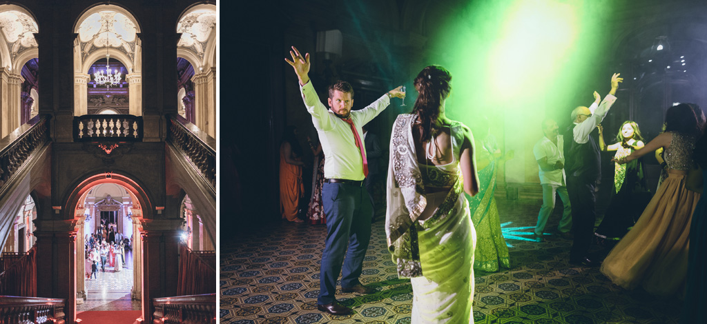Fotografo Matrimonio Villa Erba La sposa danza sotto le luci