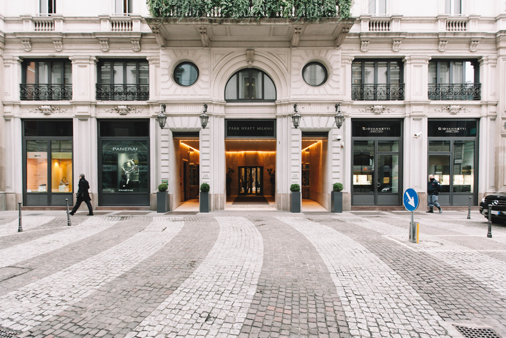 Di.Gi International Una panoramica esterna dell'Hotel Park Hyatt Milano
