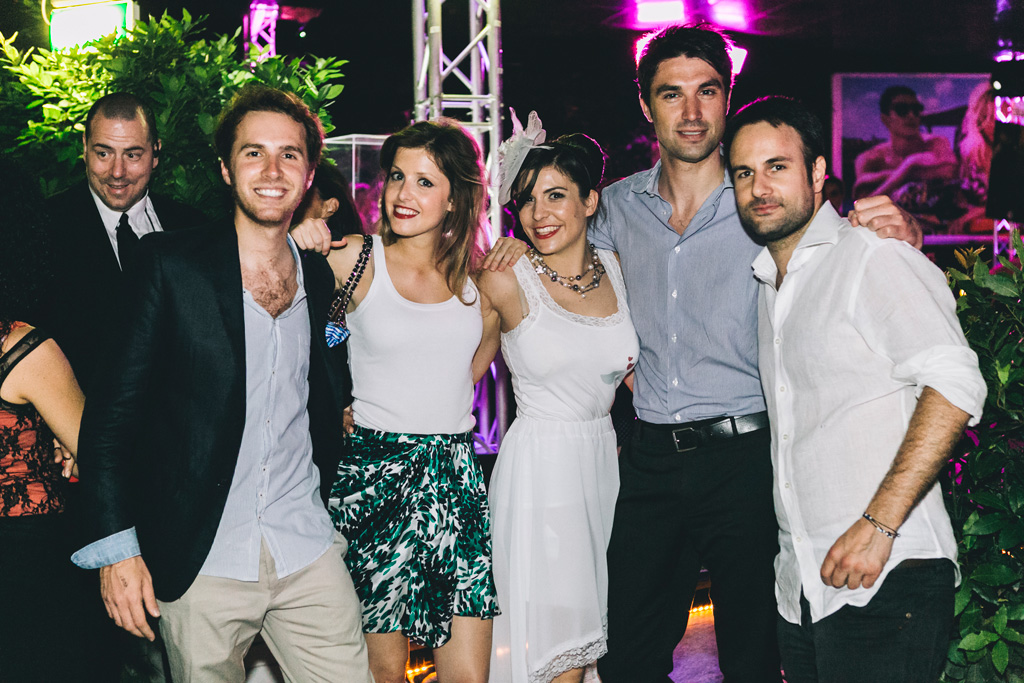 Evento Just Cavalli Gli ospiti posano davanti all'obiettivo del fotografo Alessandro Della Savia