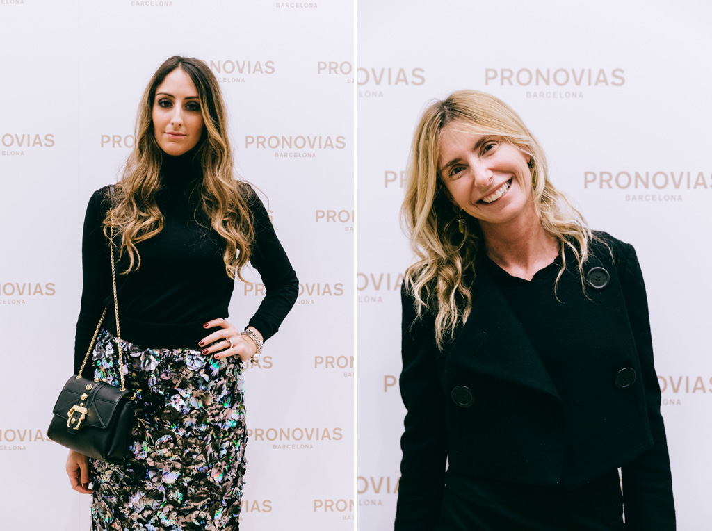 Inaugurazione Store Pronovias Alcune invitate riprese durante il Photocall dedicato alla serata di un'inaugurazione di Pronovias presso il nuovo negozio Pronovias aperto a Roma