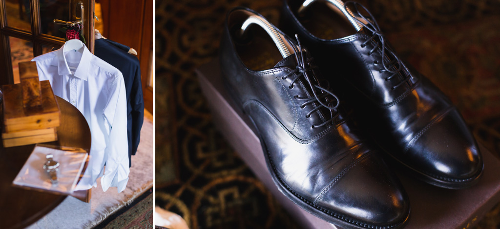 Wedding Photographer Como Lake L'abito e le scarpe dello sposo