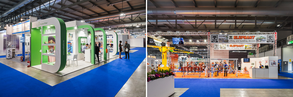 Fotografo Eventi Fiera Milano Due padiglioni della Fiera del vetro