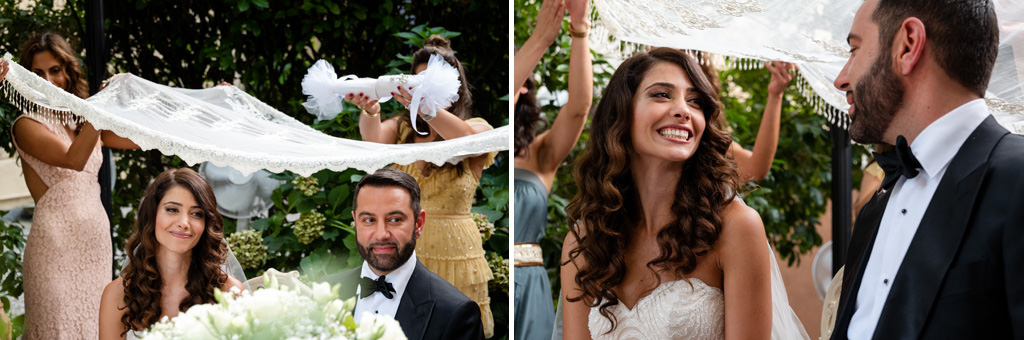Fotografo Matrimonio Lago di Como Hilton Villa Parravicini Revel Gli sposi durante la cerimonia simbolica