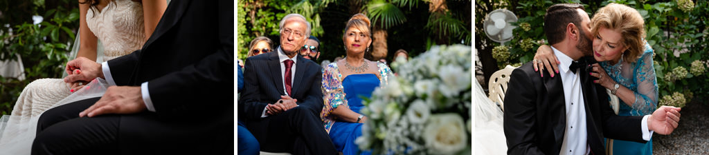 Fotografo Matrimonio Lago di Como Hilton Villa Parravicini Revel I genitori della sposa durante il ricevimento