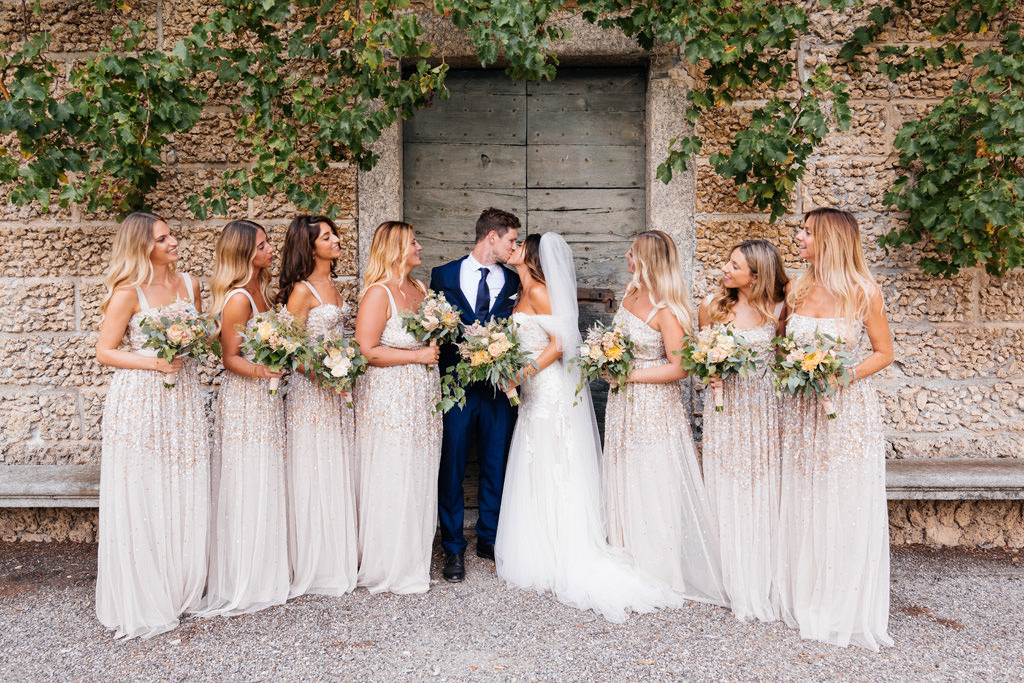 Wedding Photographer Como Lake Villa Pizzo Villa d'Este foto sposi e damigelle villa pizzo lago di como