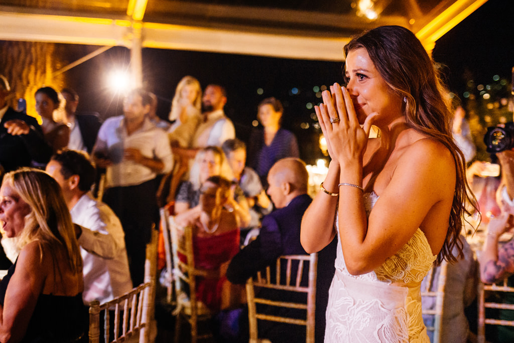Wedding Photographer Como Lake Villa Pizzo Villa d'Este la sposa si commuove ascoltando il discorso del padre villa pizzo matrimonio tom e indigo lago di como