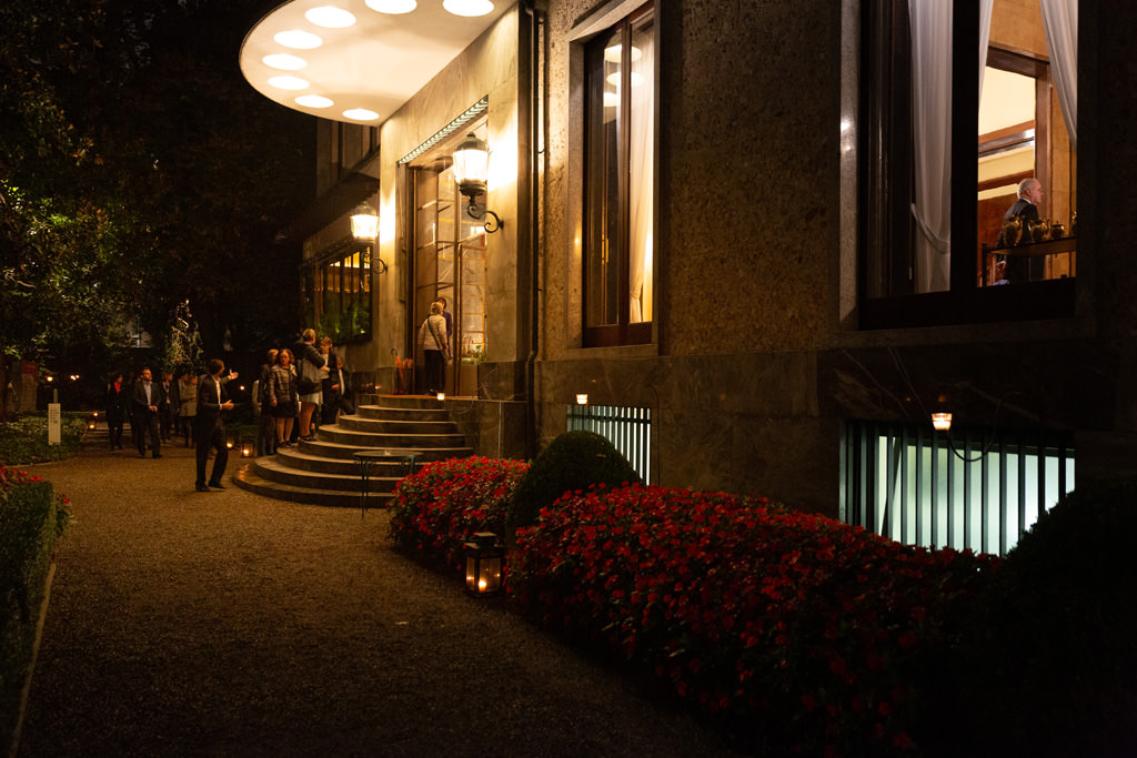 Uno scatto dell'ingresso di Villa Necchi Campiglio