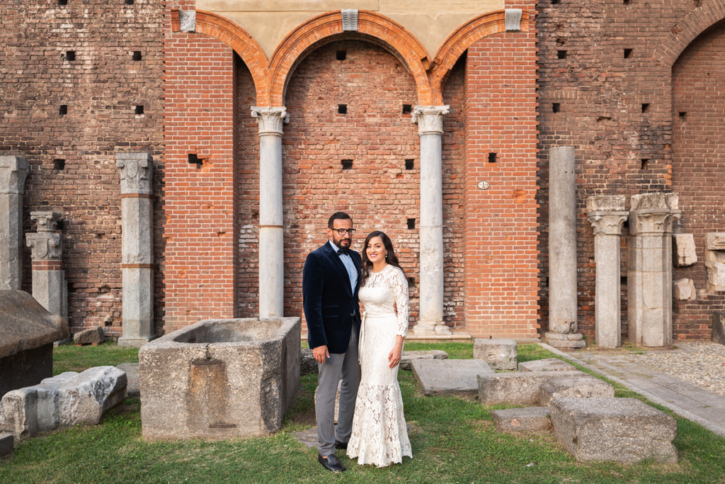 Fotografo Ritratto Coppia Matrimonio Milano Castello Sforzesco fotografo ritratto coppia matrimonio milano castello sforzesco