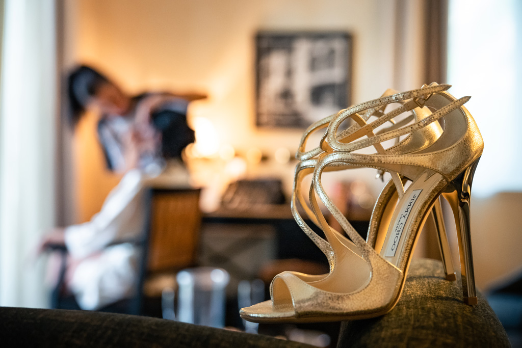 Fotografo Matrimonio Lago di Como Casta Diva Mandarin Le scarpe della sposa