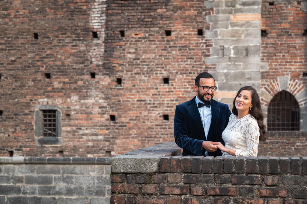 Fotografo Ritratto Coppia Matrimonio Milano Castello Sforzesco fotografo ritratto coppia matrimonio milano castello sforzesco