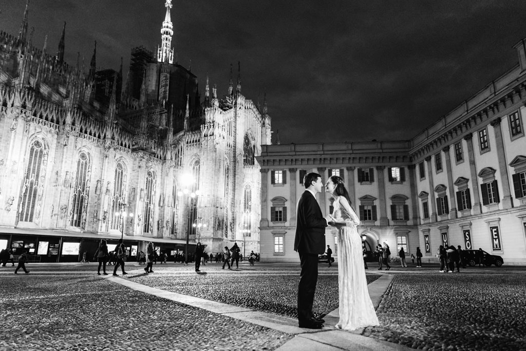 Fotografo Matrimonio Milano Foto Sposi al Duomo Milano