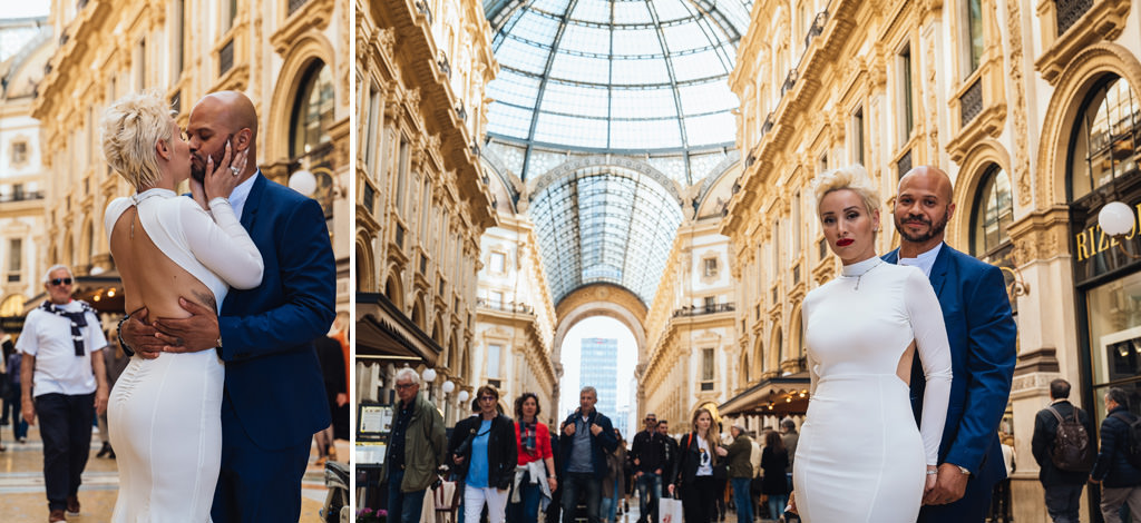 fotografo ritratto coppia milano duomo