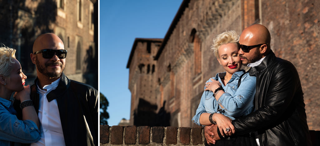 fotografo ritratto coppia milano duomo