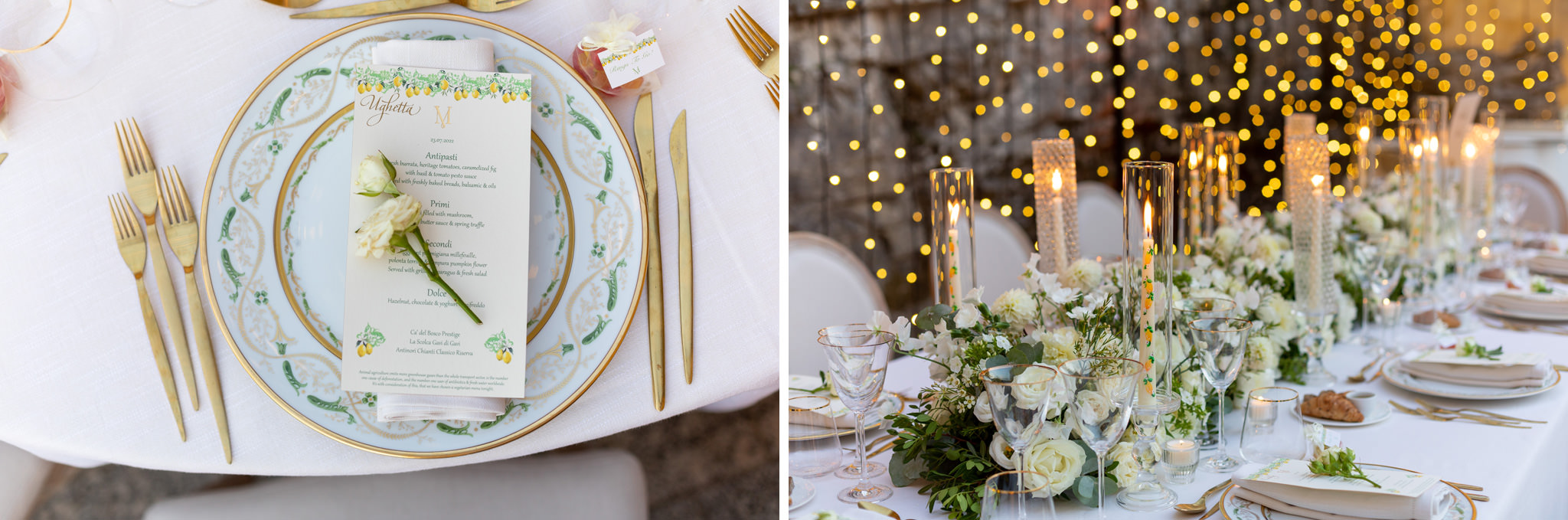 Destination Wedding Photographer Lake Como Decorazioni e tavoli di un matrimonio sul lago di Como