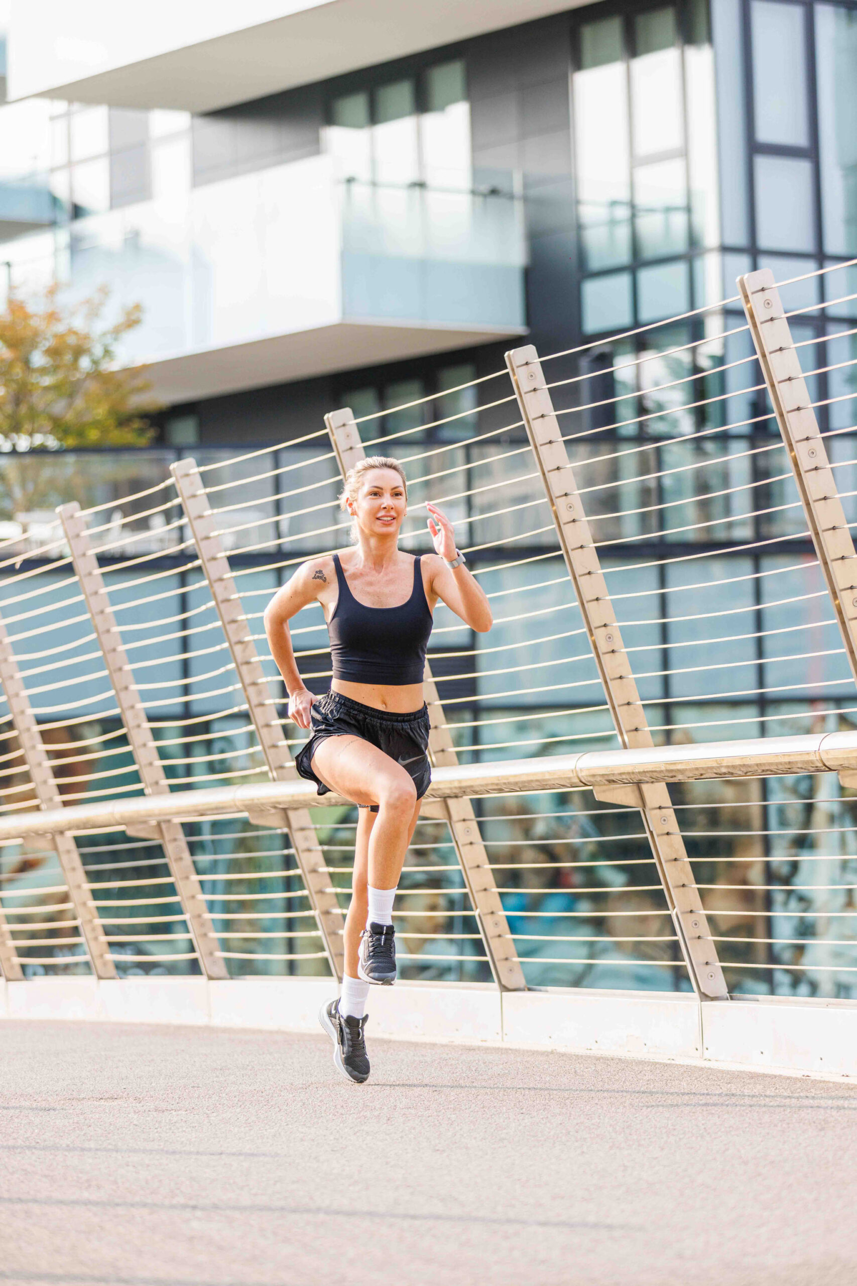 Foto ritratto ambientato fitness donna milano