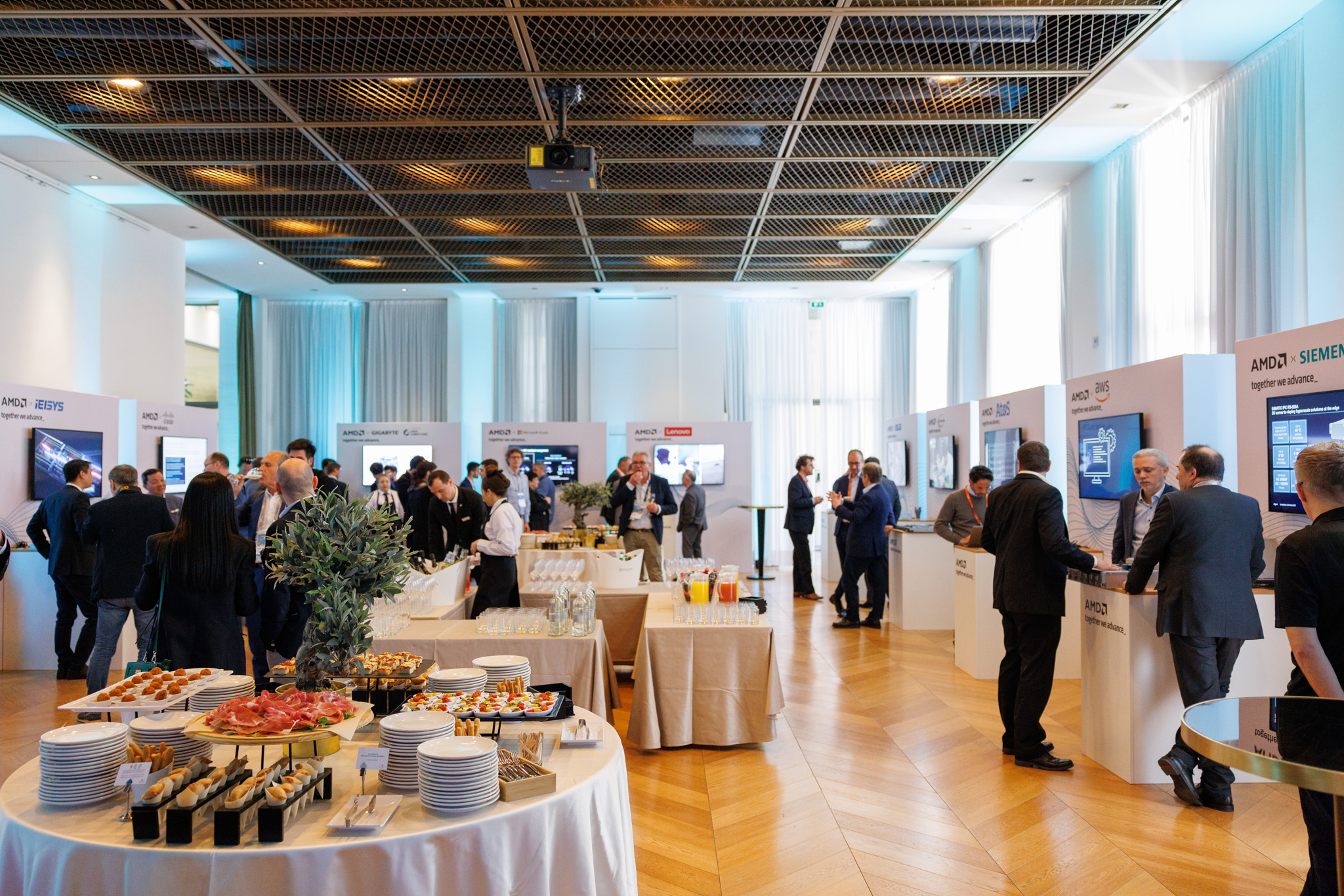 foto del ricevimento dell'evento AMD