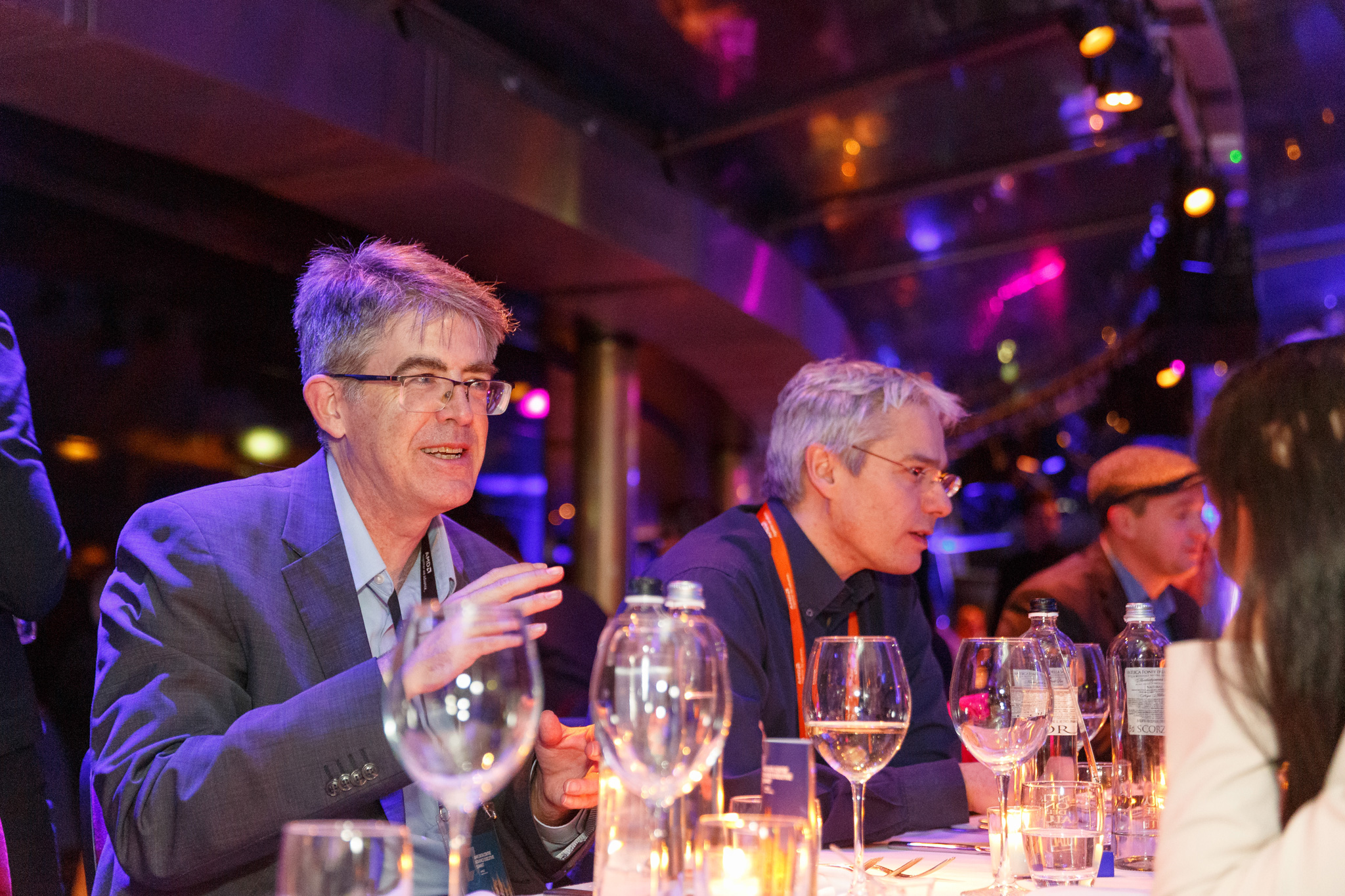 foto della cena dell'evento AMD