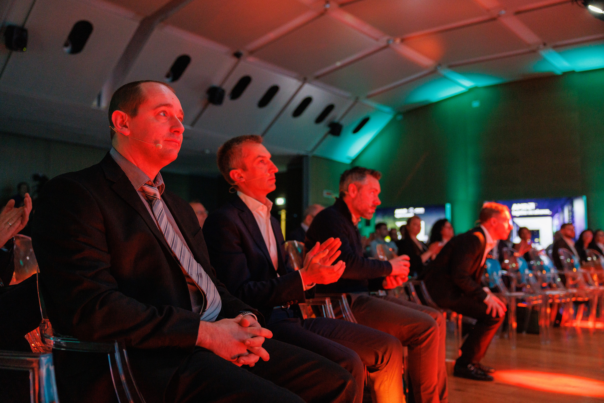 foto del pubblico nella sala dell'evento AMD