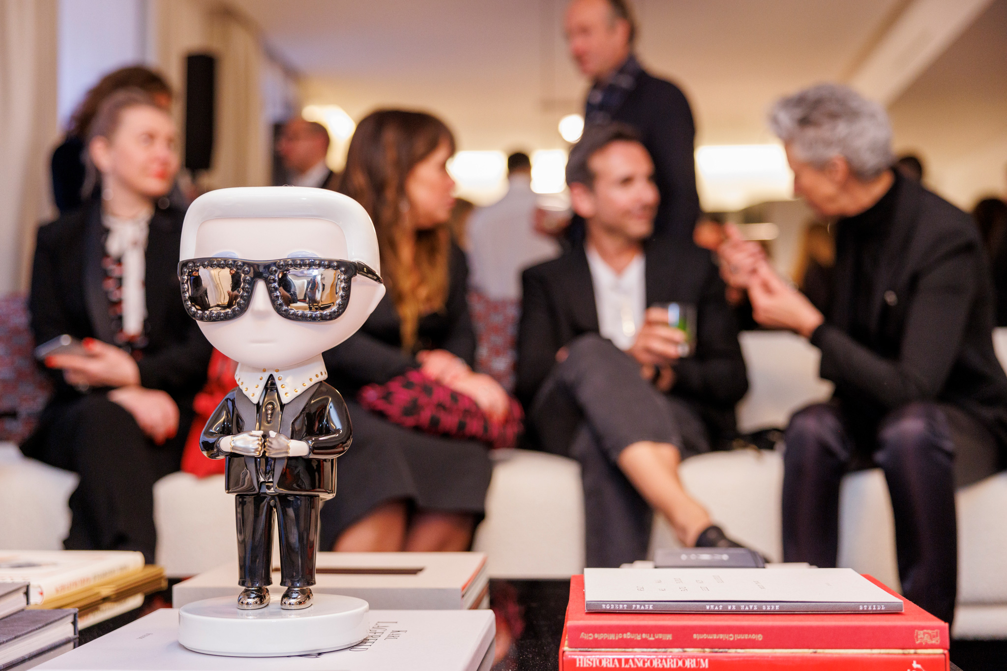 foto evento karl lagerfeld foto dell'esposizione dell'evento di karl lagerfeld