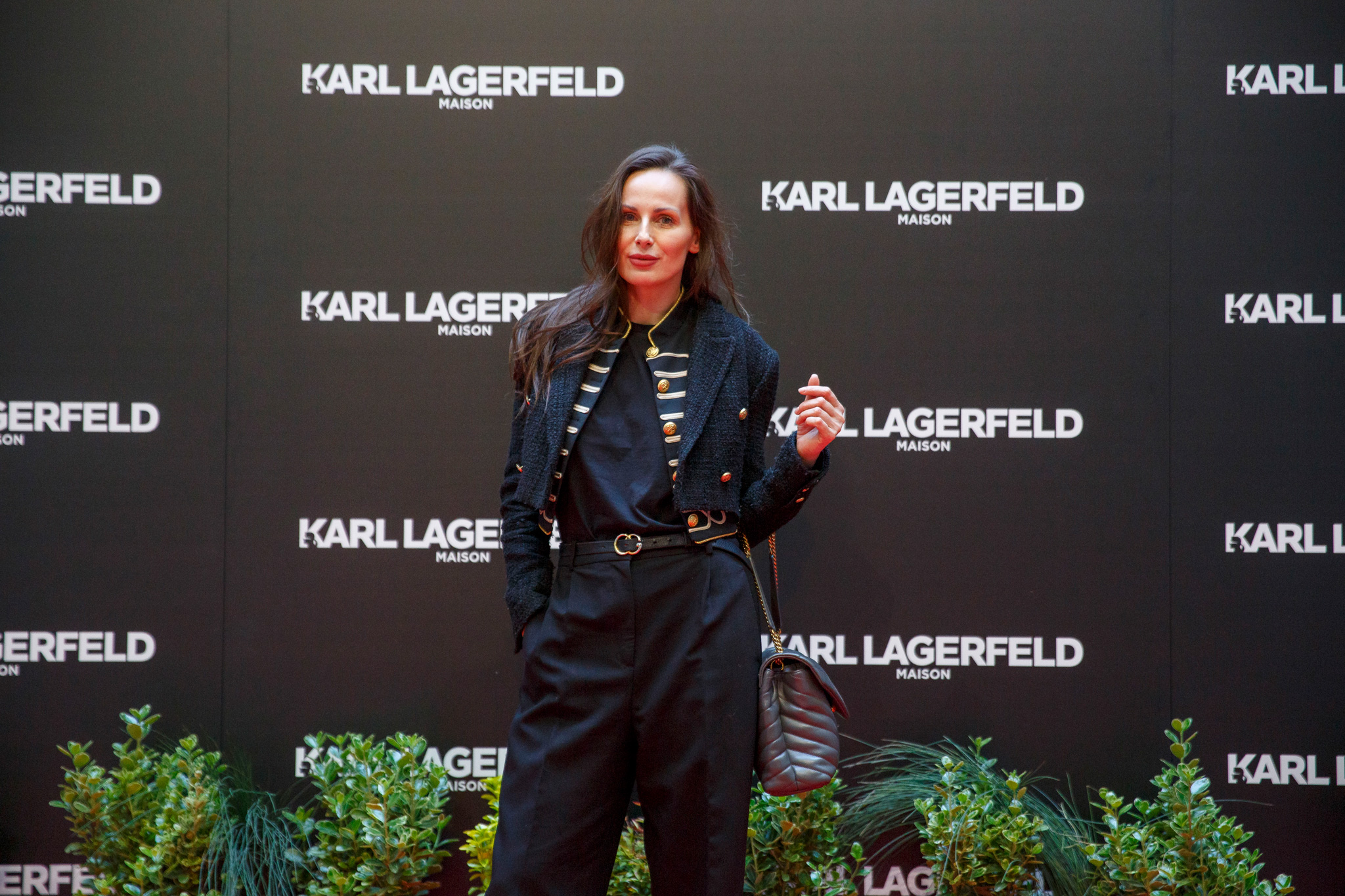 foto evento karl lagerfeld foto di una partecipante sul tappeto dell'evento di karl lagerfeld