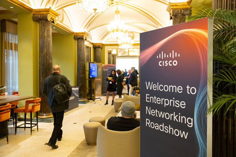 Cisco evento aziendale networking roadshow Westin Palace Milano