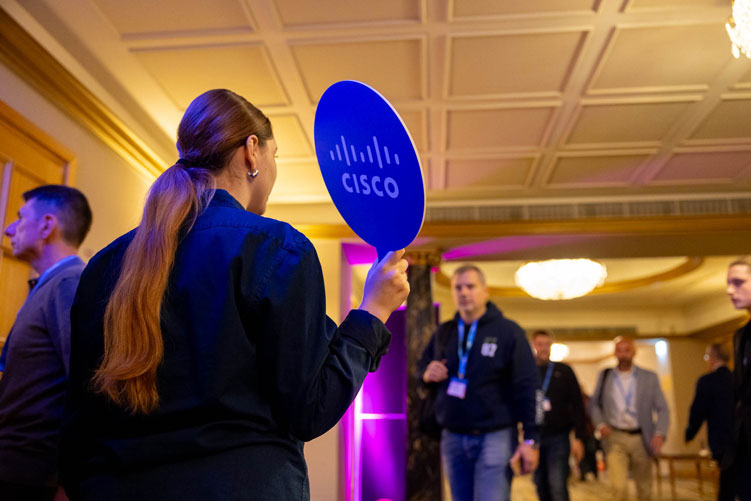 Cisco evento aziendale networking roadshow Westin Palace Milano