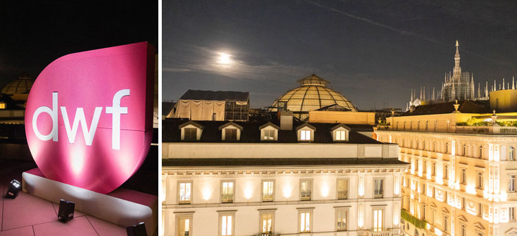 Evento DWF terrazza galleria Milano ristorante HORTO