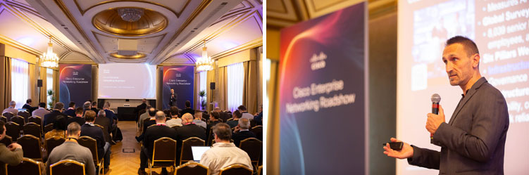 Cisco evento aziendale networking roadshow Westin Palace Milano