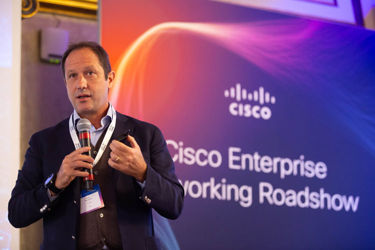 Cisco evento aziendale networking roadshow Westin Palace Milano