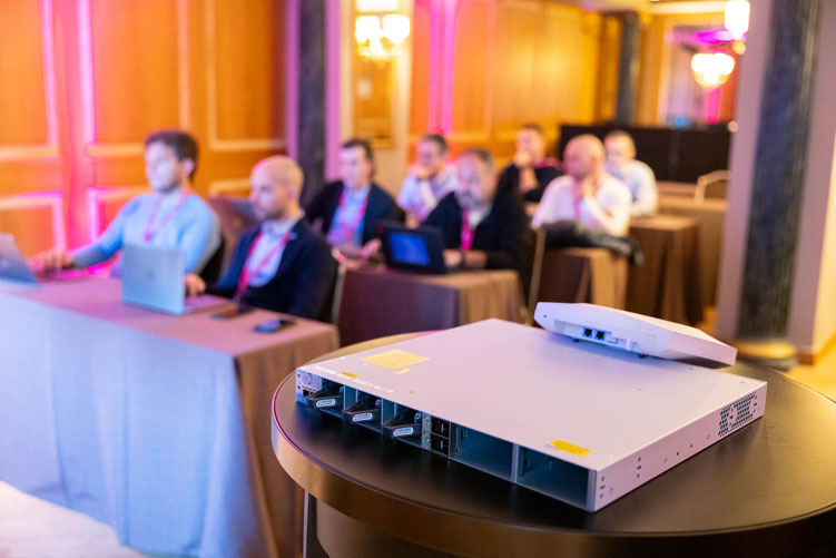 Cisco evento aziendale networking roadshow Westin Palace Milano