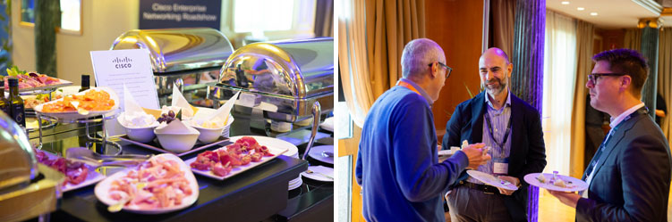 Cisco evento aziendale networking roadshow Westin Palace Milano