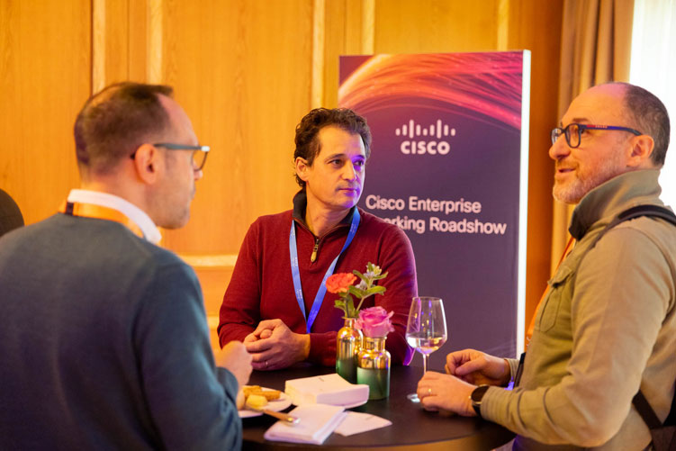 Cisco evento aziendale networking roadshow Westin Palace Milano