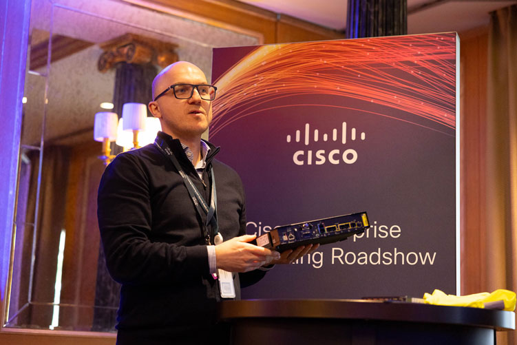 Cisco evento aziendale networking roadshow Westin Palace Milano